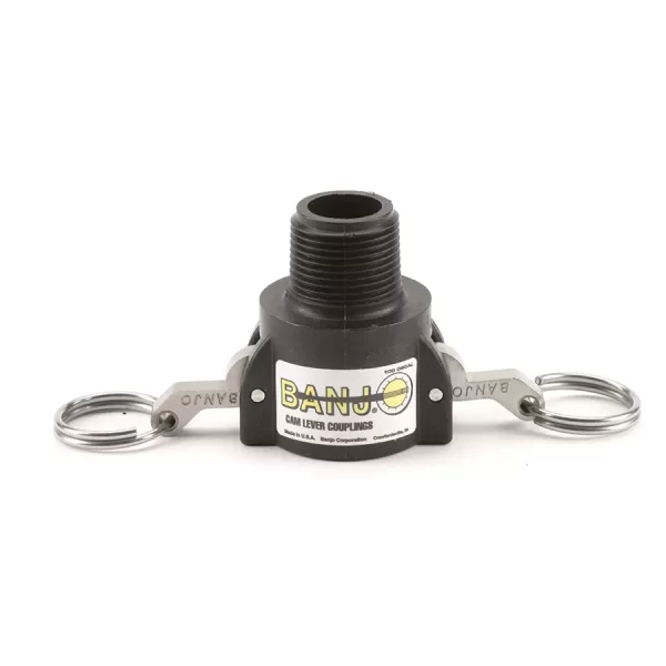 075B Banjo / TerreMax 3/4 in. Female Coupler x 3/4 in. Male Thread Poly Cam Lever Coupling