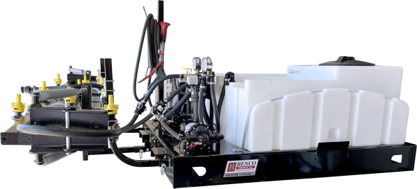 BENCO's 12' Boom can be mounted inverted for flat-on-the-ground storage.