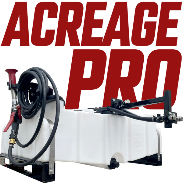 BENCO's Acreage Pro low profile UTV sprayer gives you the same professional BENCO performance but in a smaller, lighter package for acreage owners.