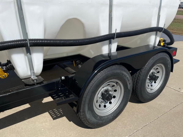 Available BENCO Fender Kit mounted on a BENCO 1315 Nurse Trailer