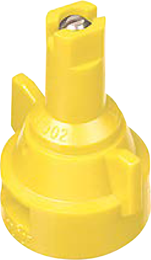 Teejet AIC11002 cap is a good general purpose spray tip that has a flat pattern and larger droplets.