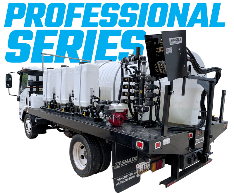 BENCO Professional Series custom built spray trucks and trailers.