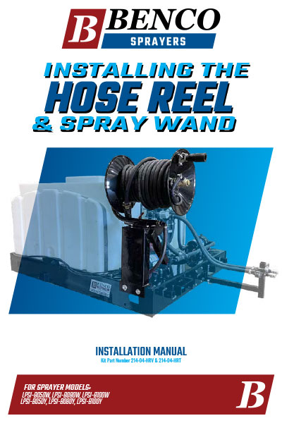 BENCO Sprayers - Farm Pro Hose Reel Installation Guide cover