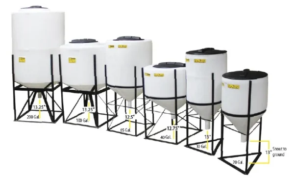 Tru-Kleen Inductor Cone Tanks