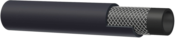 Cutaway of reinforced EPDM Single braid hose from BENCO Products, Inc.